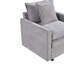 Fauteuil de lecture rembourré en tissu-879411427
