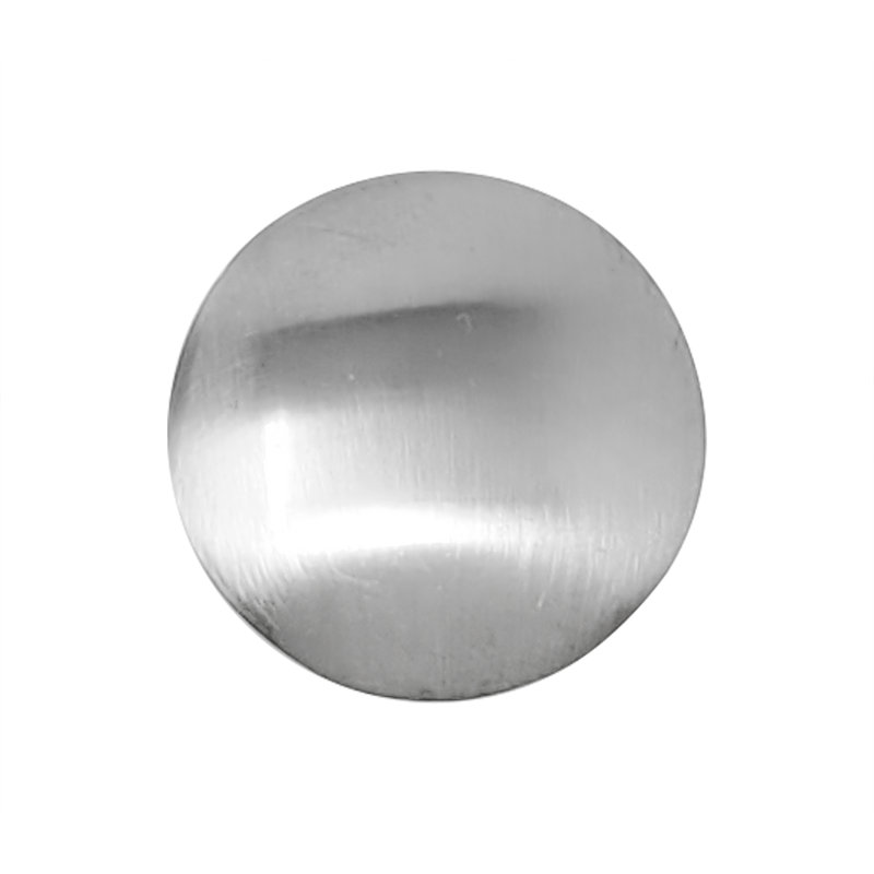 Poignée ronde Wellington de 1 po de diamètre, Nickel satiné