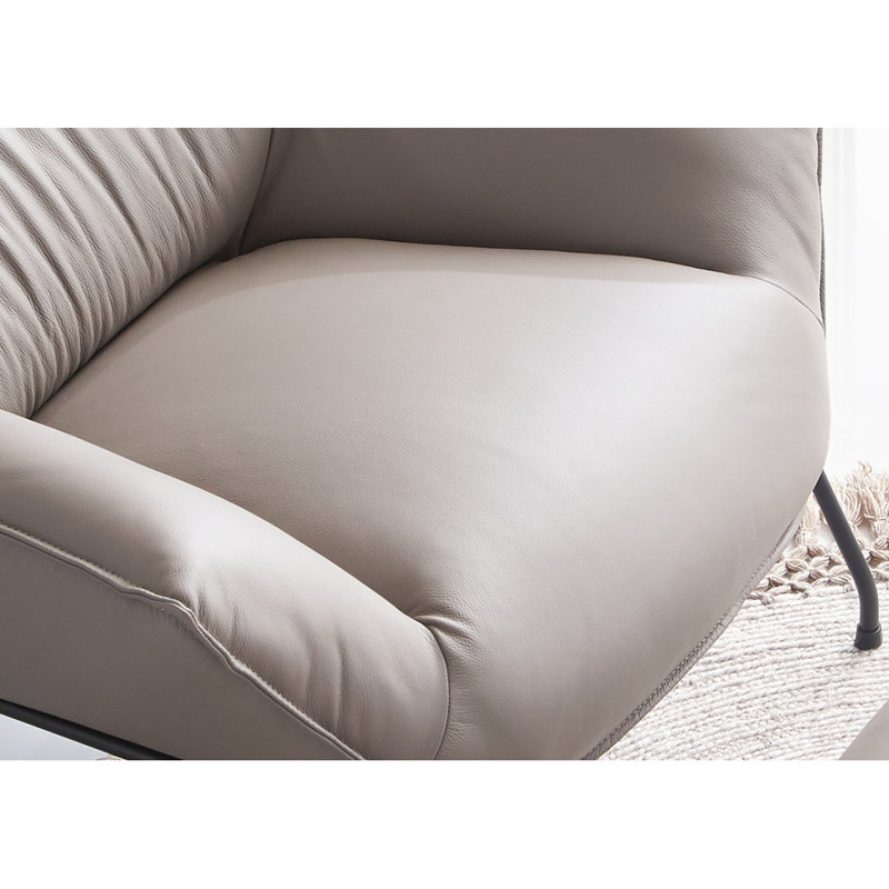 Fauteuil d'appoint et repose-pieds Modern, Kaki