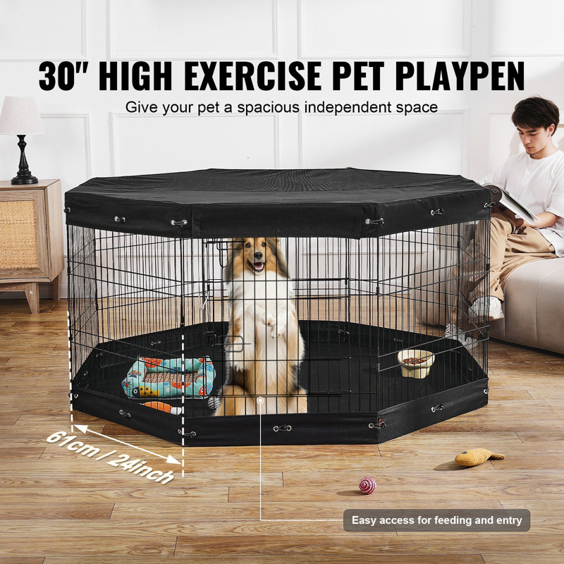 76cm H Metal Yard Kennel