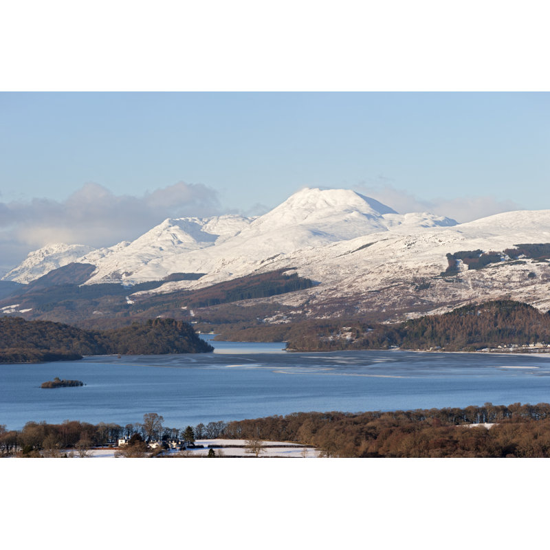 Loch Lomond In Winter by Theasis - No Frame Art Prints on Canvas, 20cm H x 30cm W