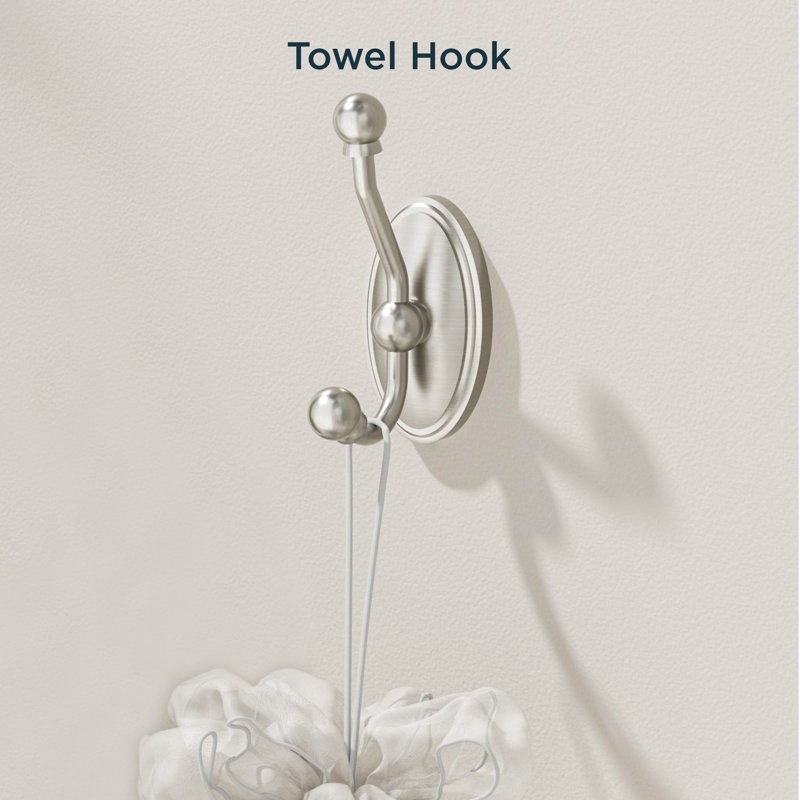 4 - Piece Bathroom Hardware Set, Brushed Nickel