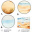 Paysage désertique de dunes de sable en Afrique VI - désert, art mural en métal-1361562013