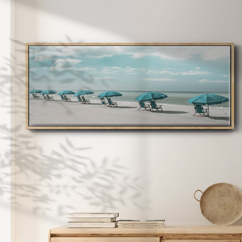 Idle Hours- Framed Canvas, 12" H x 30" W