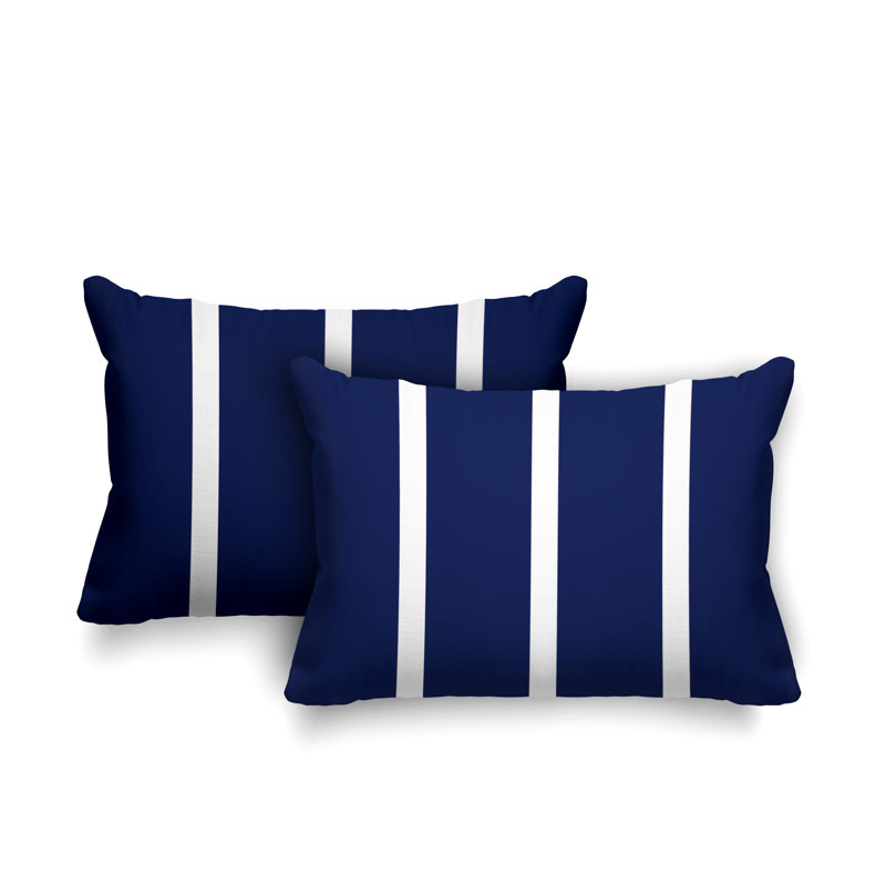 Coussin intérieur / extérieur Tripo, Bleu marine