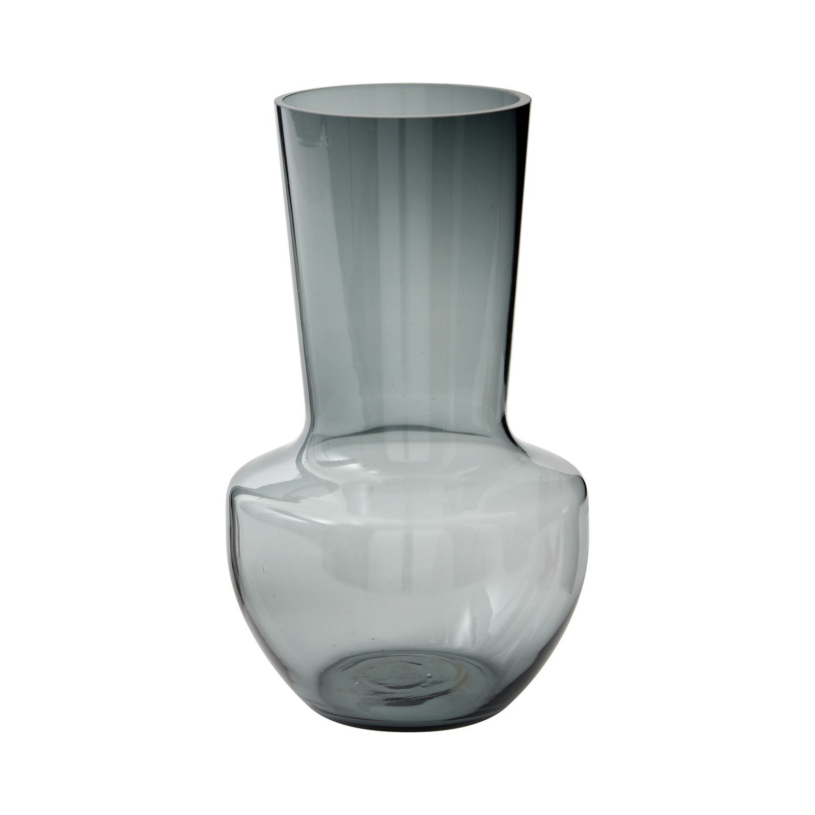 Talum Handmade Glass Table Vase, 12.25" H x 7.25" W x 7.25" D