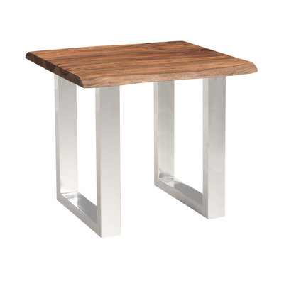 Table de bout en bois massif Alpers