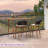 Robil Rectangular Metal Outdoor Bar Table , 61.02'' in. W 25.59'' in. D