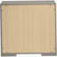 Table de chevet 2 tiroirs Pierce Grey-983238435