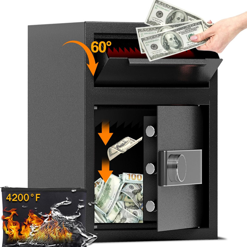 2.6 CUB Depository Drop Safe Fireproof, 17.7