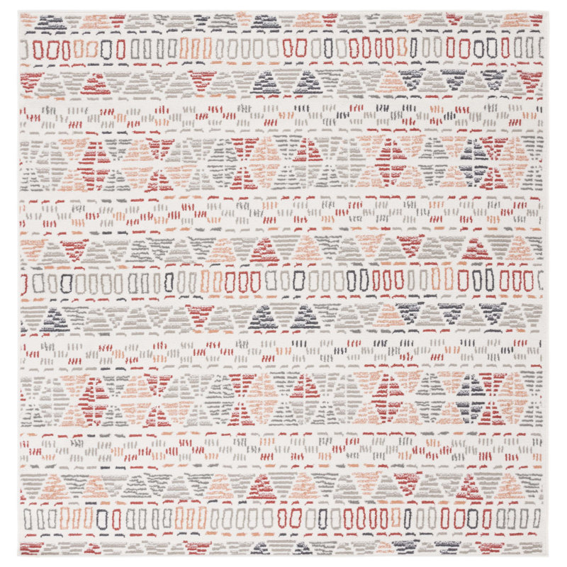 Jamykal Performance Southwestern Rug, Square 6'7"