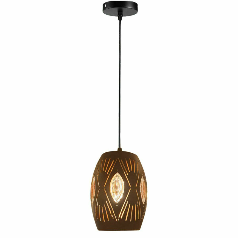 Banjo 1 - Light Black Single Pendant