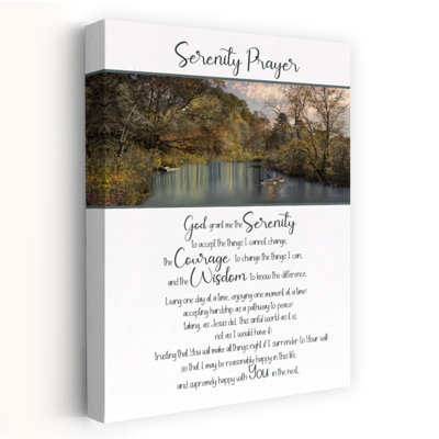 Serenity Prayer - Art contemporain verset paisible