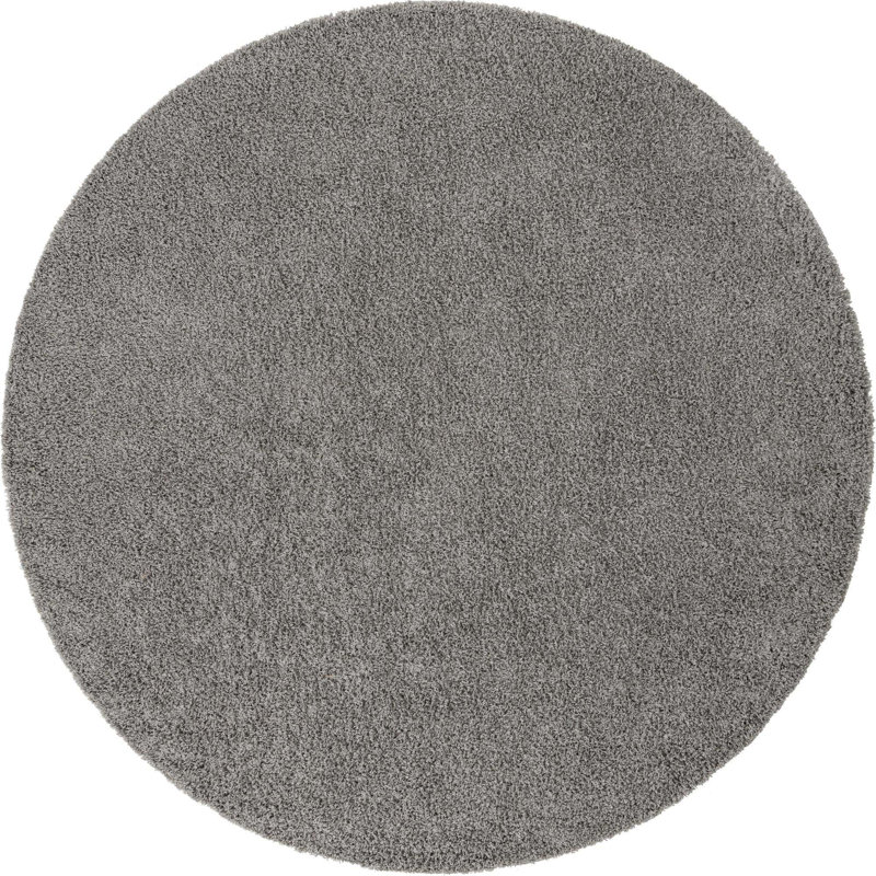 Tapis Santosha à poils longs, Rond 10pi