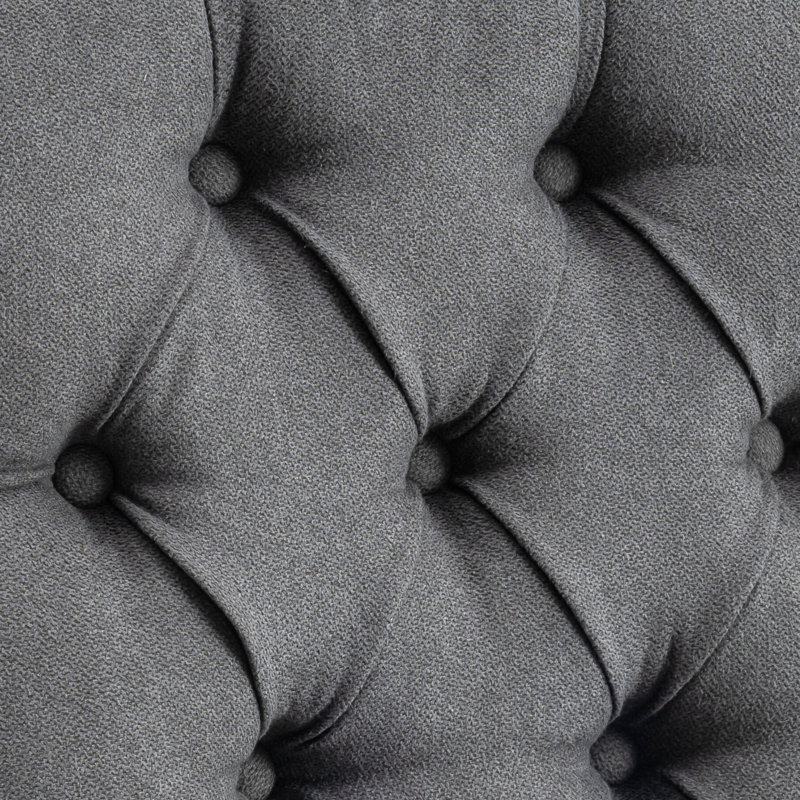Luxueuse chaise de salle à manger capitonnée à boutons modernes pour salle à manger et cuisine, siège rembourré et rembourré pour plus de confort
