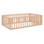 Structure de lit en bois avec clôture et porte-2035212230-2035212250