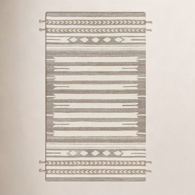 Lumia Hand-Woven Taupe Rug