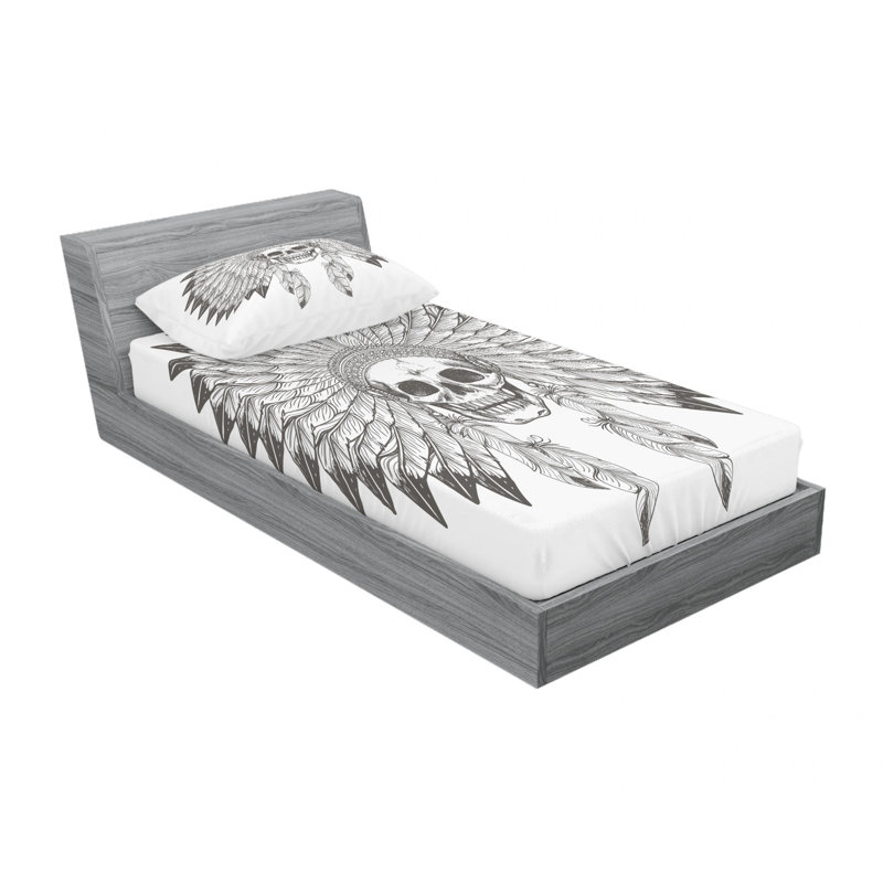 Microfiber Sheet Set, Twin Sheet Set with Fitted Sheet