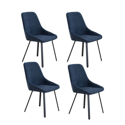 Ensemble de 4 chaises de salle à manger, chaises d'appoint rembourrées, chaise d'appoint réglable, chaise de salle à manger rembourrée, chaise de salle à manger, chaise de cuisine
