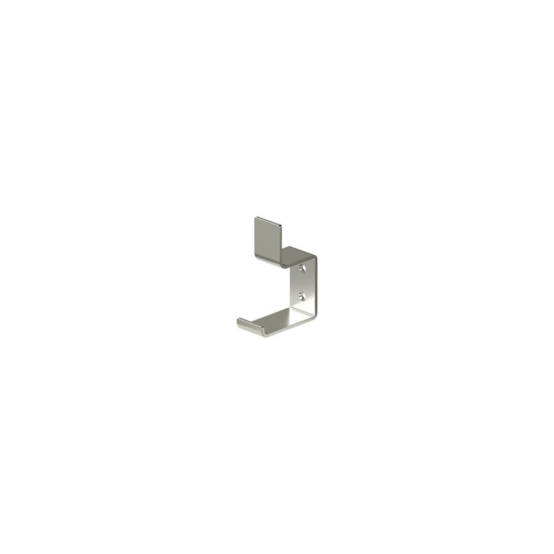 Deltana MH11U14 Heavy Duty, Modern Hook, 2-5/8" Projection in Polished Nickel, Polished Nickel