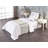 Ambesonne Leaves Bed Runner Branches with Leaf Motifs Eggshell Dark Pine Green-106940190