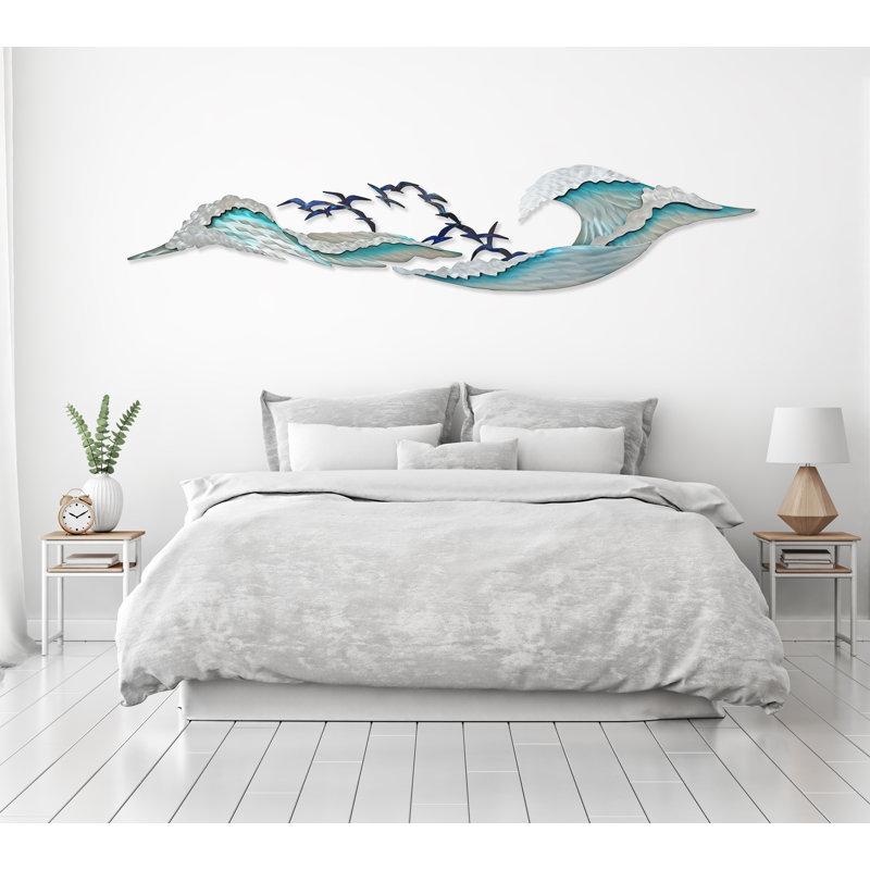 Décoration murale vagues océaniques