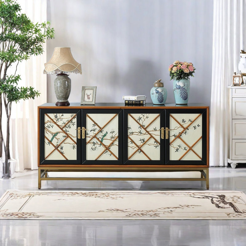 Book-Inspired Cabinet with Embossed Details