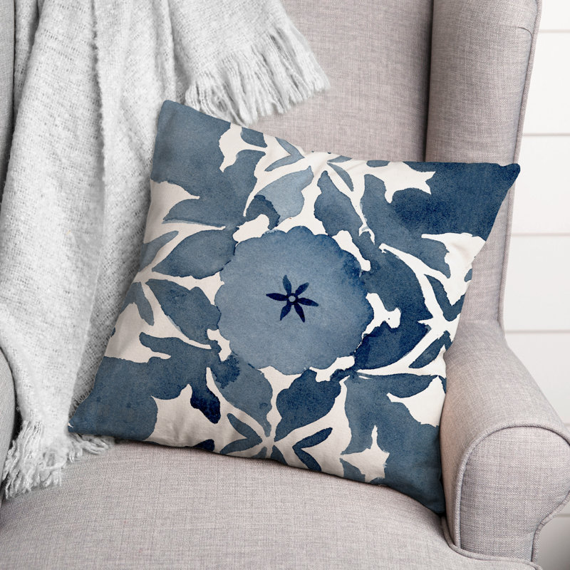  Housse et insert de coussin extérieur peint Painted Medallion