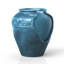 Fontaine d'extérieur 17 po glacée à la main avec lumières DEL et surface texturée-125893097