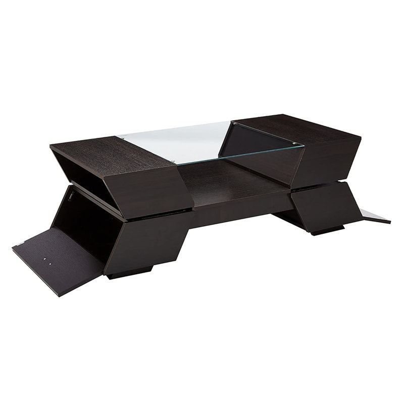 Table basse abstraite avec rangement Aliaya