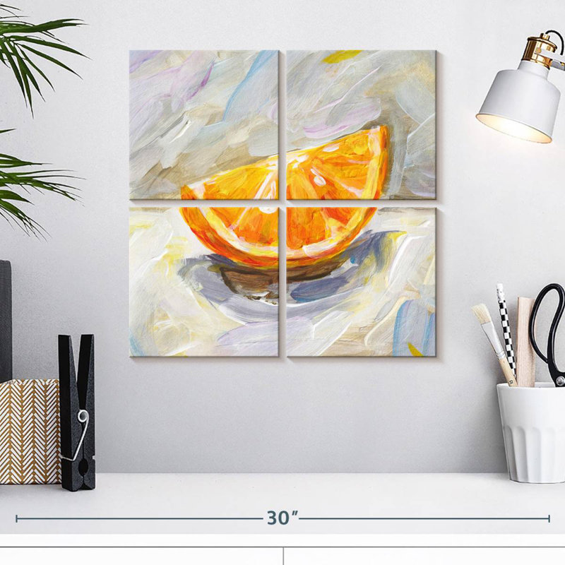 Yarlin abstrait orange