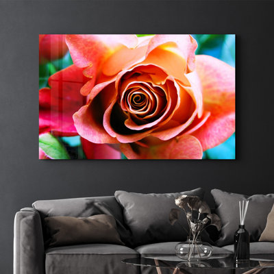 Peinture décorative en verre trempé