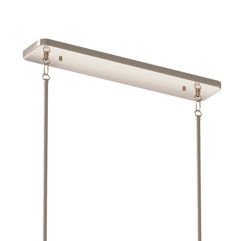 Lustre linéaire Kimrose 10Lt, Nickel poli