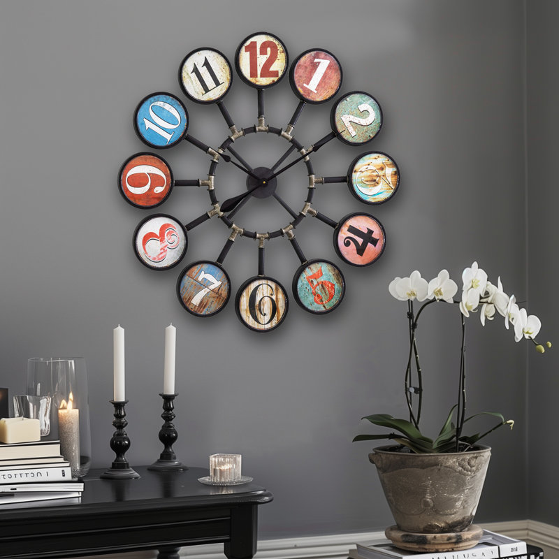 Horloge murale 33,9 po Pless