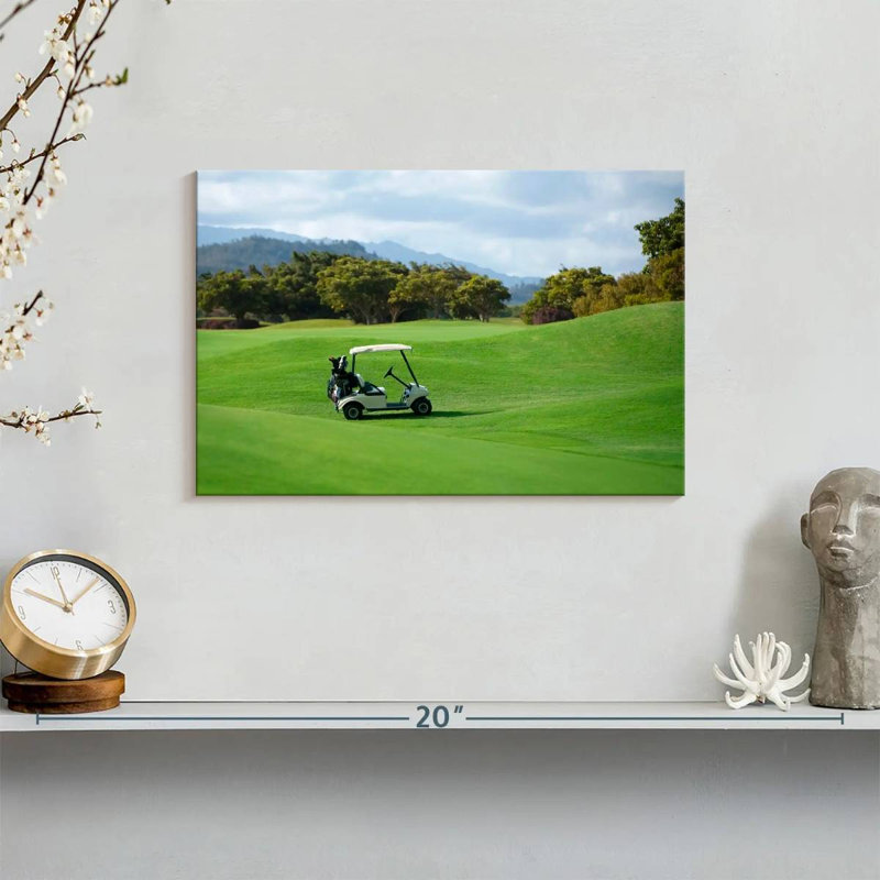 Golf course cart Sireci, H 8 po x l 12 po