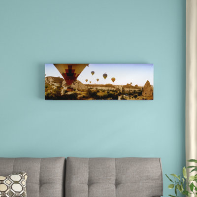" Hot Air Balloons Over Landscape At Sunrise, Cappadocia, Central Anatolia Region, Turkey #3 " by Panoramic Images