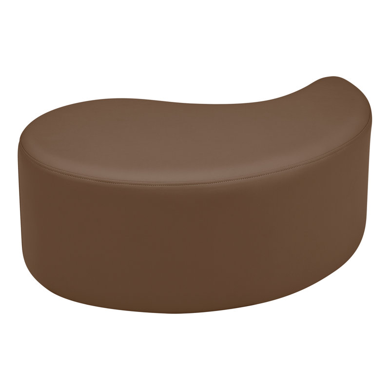 Shapes Structure Soft Seating Teardrop Kids Soft Seating, Chocolate, 18" H x 29" W x 17.5" D