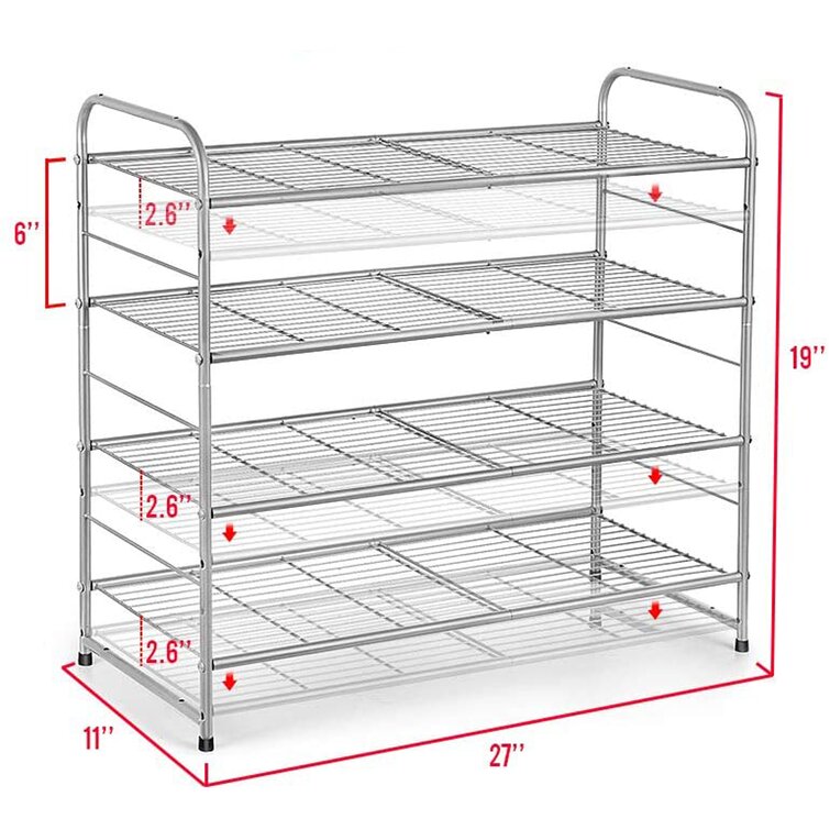 https://assets.wfcdn.com/im/55846610/resize-h755-w755%5Ecompr-r85/1294/129455320/4-Tier+Shoe+Organizer+Rack%2CStackable+And+Adjustable+Storage+Organizer+For+Closet+Entryway+%28Silver%29.jpg