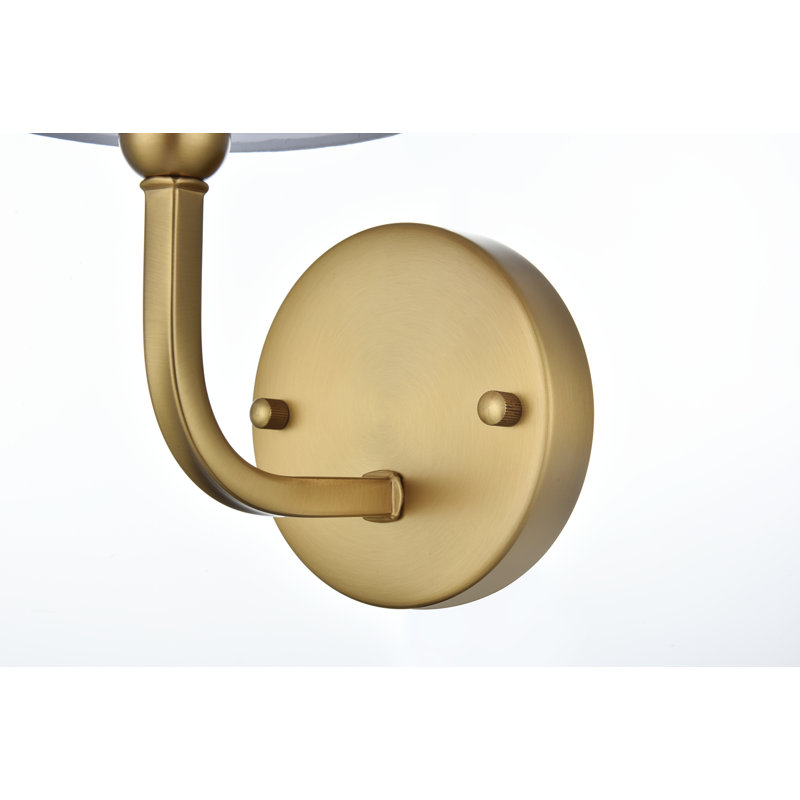 Givan - Lumière de meuble-lavabo à intensité variable, Or satiné, H 12 po x l 36 po x P 36 po, Quatre lumières