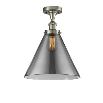 Plafonnier semi-encastré 1 lumière Ballston Urban Cone
