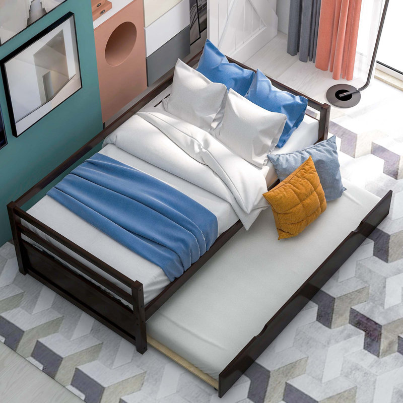 Wood Daybed With Trundle