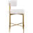 Klaas Upholstered Counter Stool with Iron Frame-88514429