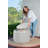 Keter Circa 37 Gallon Rattan Durable Resin Outdoor Storage and Organization Deck Box Ideal For Patio-130372956