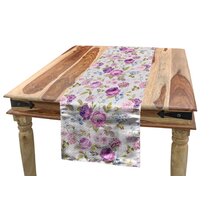 Runner in lino serie Rosemoor shabby chic cm. 36 x 120