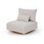Chaise pivotante en aluminium Yanali