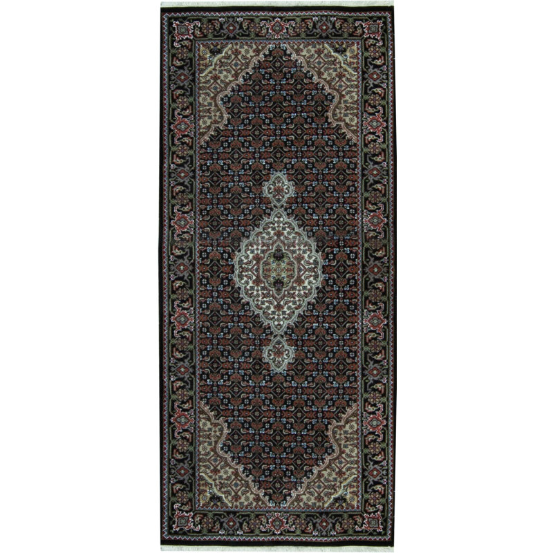 Hand-Knotted High-Quality Brown Area Rug
