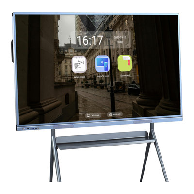 JYXCN Smart Board 4K Video Conference Board 65" IR Touch Interactive Dual System +Multi-Casting for Auditoriums, Classroom and Office