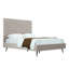 Lit plateforme tapissier en velours d'eucalyptus Crosby-213571383-213571378