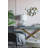 14x14x23" White And Grey Glass Table Lamp