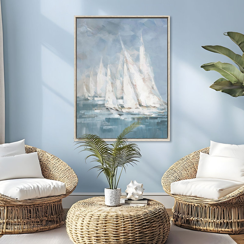 Racing in Wind II Canvas